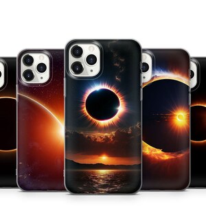 Solförmörkelse Mobilskal För iPhone 15 14 13 12 11 X Xs Xr Se2022 Samsung S23 S22 S21 S20 S10 A13 A31 A51 A52 A53 A71 Note20 Ultra