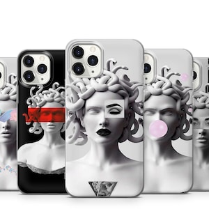 Medusa Gorgone Custodia per telefono per iPhone 15 14 13 12 11 X Xs Xr Se2022 Samsung S23 S22 S21 S20 S10 A13 A31 A51 A52 A53 A71 Note20 Ultra