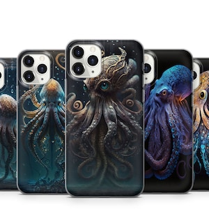 Octopus Phone Case For iPhone 15 14 13 12 11 X Xs Xr Se2022 Samsung S23 S22 S21 S20 S10 A13 A31 A51 A52 A53 A71 Note20 Ultra