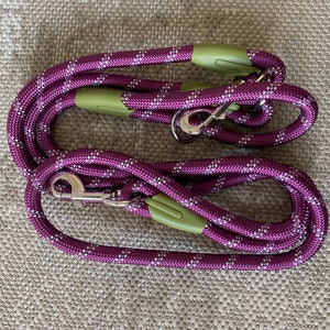 The Woof Hut Hands Free Dog Lead Purple