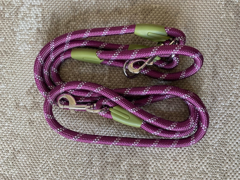 The Woof Hut Hands Free Dog Lead Purple