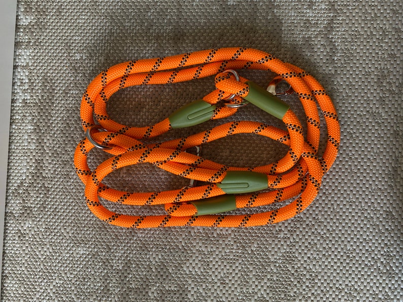 The Woof Hut Hands Free Dog Lead Orange