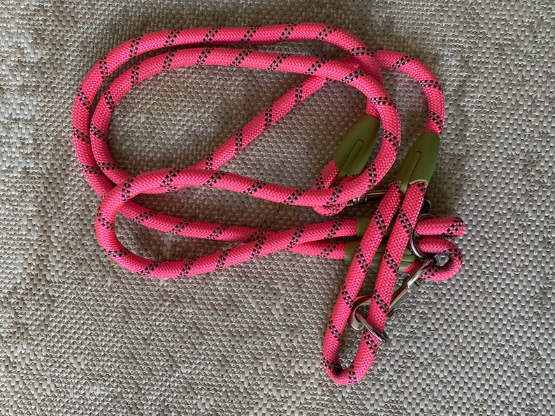 The Woof Hut Hands Free Dog Lead Pink