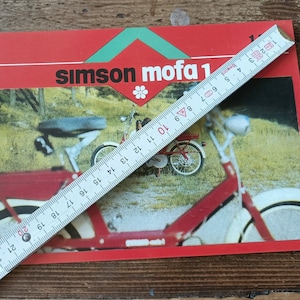 Simson MOFA SL1 DDR gdr brochure Motor Fahrrad brochure no Trabant IFA, mz, S50, S51, Vintage Retro Oldscool repress