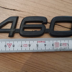 Volvo 460, Typenschild, Heck, Vintage, Retro, Deko Schwede Basteln