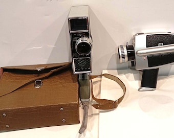 Cinepresa Super 8, Meopta Supra, Bauer C21 Super, videocamera, vintage, retrò, Cecoslovacchia, Germania, anni '70, anni '90