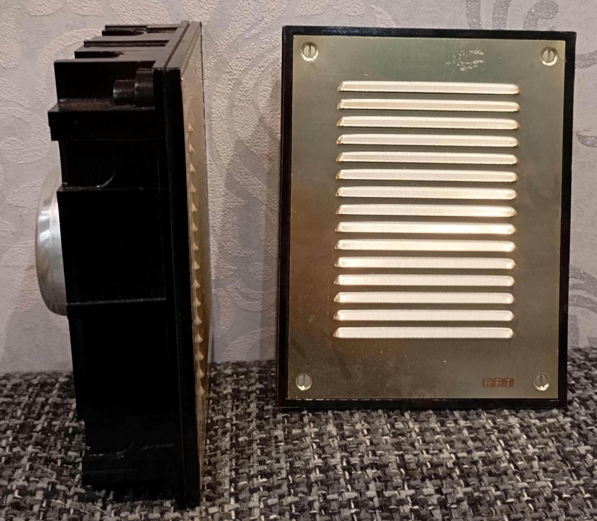 RFT 8741.43, interphone, système d'interphone, DDR RDA, vintage, rétro, neuf dans son emballage d'origine, électronique domestique, Ossi, Allemagne de