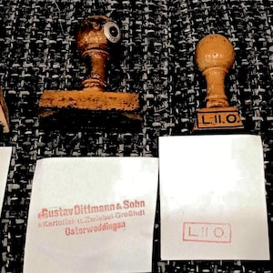 timbro originale della DDR, Kombinat, VEB, Gustav Dittmann, Karl Marx, IFA, Trabant, Wartburg, Barkas, Gdr, Vintage, Retro Ossi, Germania dell'Est