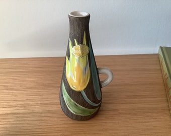 Rare Find - Vintage Mari Simmulson Small Vase Floral Model 1034/79 # Upsala Ekeby Sweden 1960/70s - Excellent Vibrant Glaze - Beautiful Des.