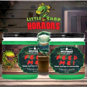 Little Shop Of Horrors Candle (Feed Me!) | Gift for her | gift for him | Spooky | Halloween | Soy Wax | Cute Gift