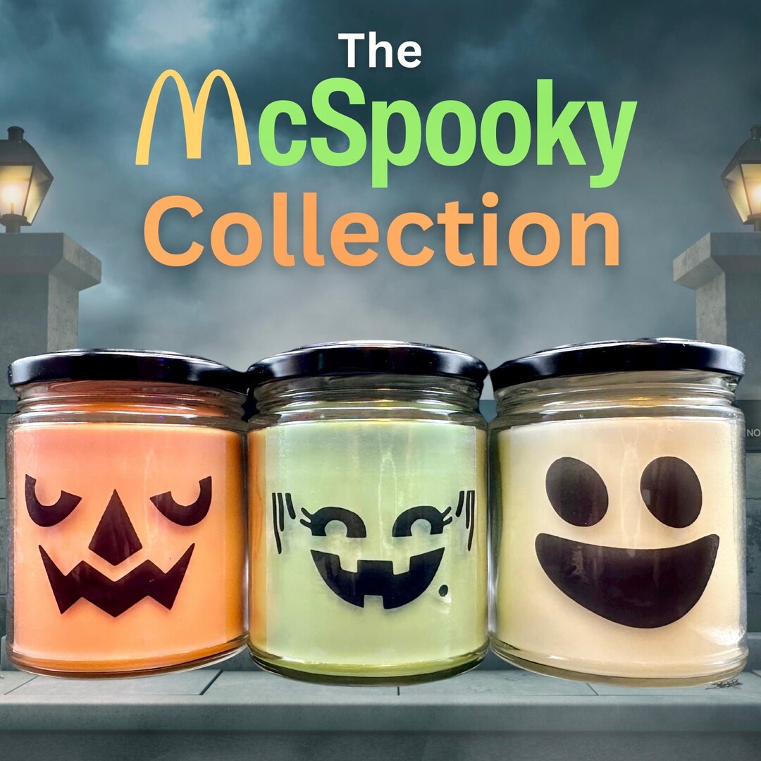 Mcdonalds Halloween Candles Etsy