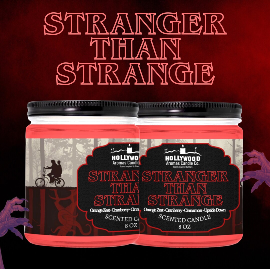 Stranger Than Strange Stranger Things Inspired Candle Etsy Stranger Than Strange Stranger Things Inspired Candle Etsy