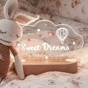 Unicorn Light - Custom Night Light - Personalized Night Light - Nursery Decor - Cute Night Light -  Custom Baby Girl Gift - Gifts for Kids