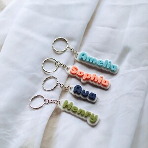 Customise Gift \Name Keychain \ Backpack Name Tag \ Custom Keyring \ Gifts for Her \ Luggage Tag \ Lunchbox Name Tag