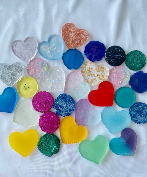 Customizable Expandable Resin Phone Grip L Smartphone, Tablet