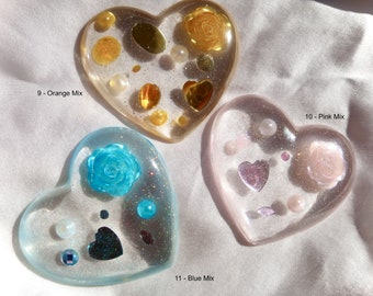 Heart Resin Phone Grip | Collapsible Holder, Stand, iPhone