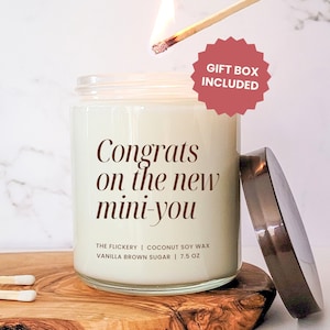 Congrats Pregnancy Gift For New Mom Pregnant Candle Funny Mother&#39;s Day Expecting Wife Present New Parent To Be Gift For Best Friend New Baby