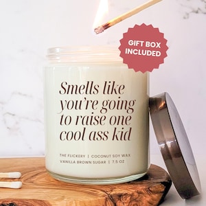 Pregnancy Gift For New Mom Pregnant Candle Funny Mother&#39;s Day Expecting Wife Present New Parents To Be Gift For Best Friend New Baby