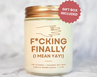 F*cking Finally, Just Engaged Gift, Engagement Gift For Her, Recently Engaged Gifts, Fun Engagement, Bestfriend Engagement Gift, Couple Gift