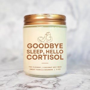 Goodbye Sleep Candle For New Moms, Pregnancy Gift For Mom, New Parents Care Package, Advice For New Parents, Funny Gift For Moms, Funny Mom