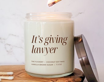 It's Giving Lawyer, Law School Graduation Gift, New Lawyer Gifts, Lawyer Graduation Gift, Law Degree Grad Gift, Passed the Bar Exam Gift