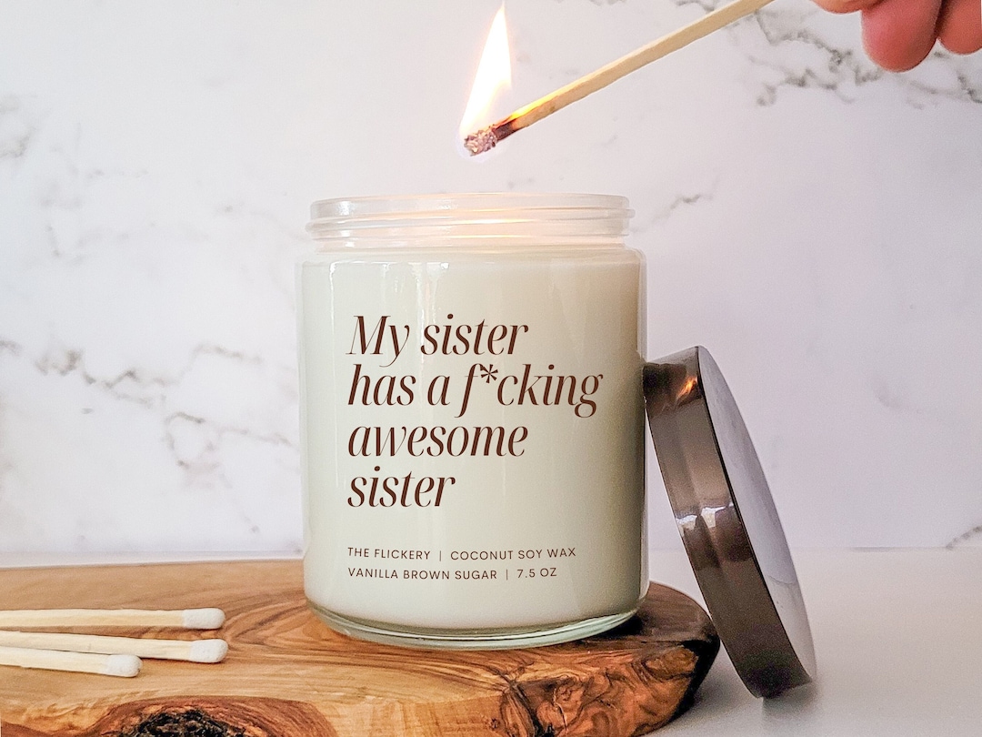 Awesome Sister Birthday Present Sisterinlaw Gift Christmas Etsy