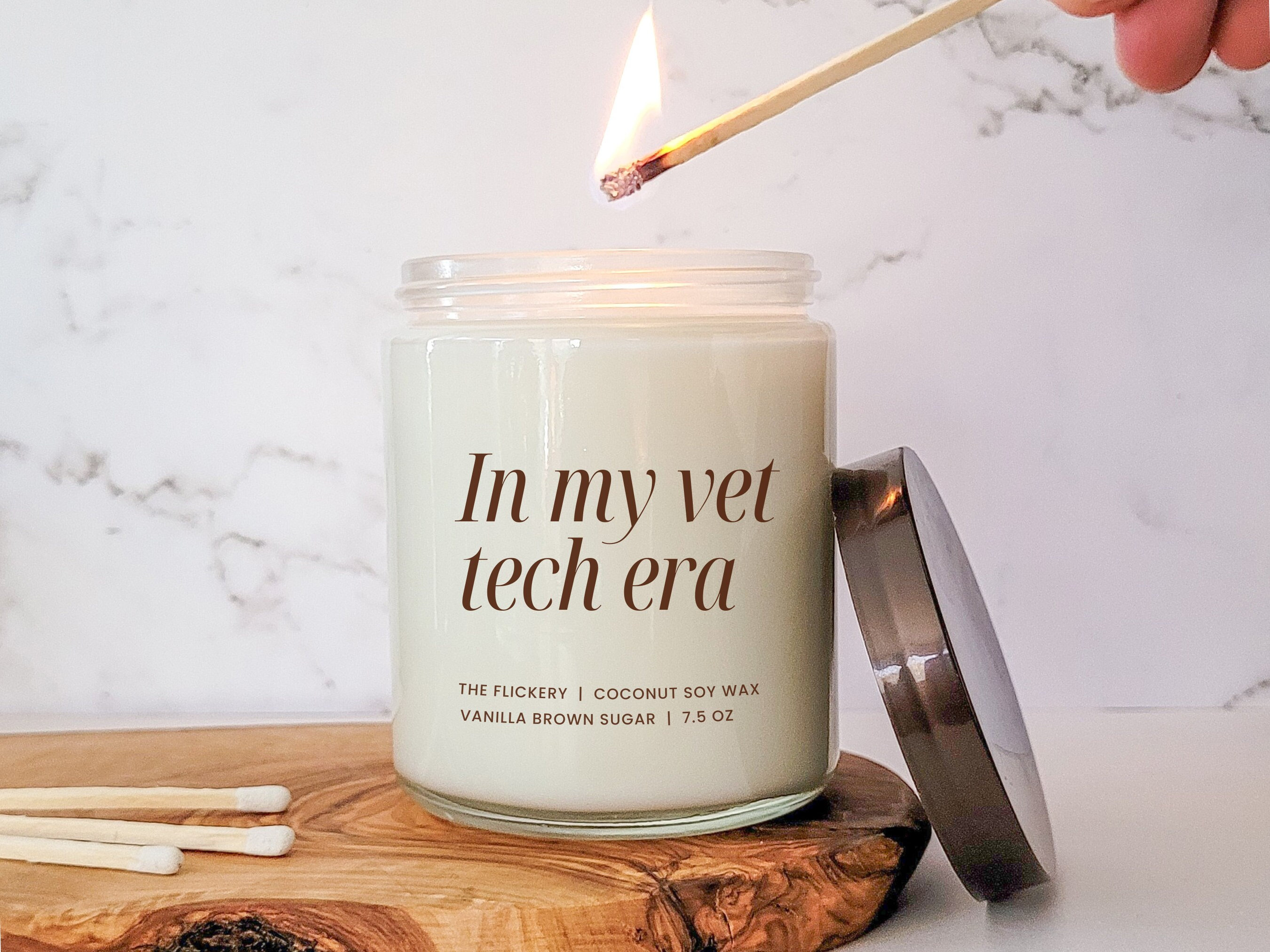 In My Vet Tech Era Funny Vet Tech Gift Ideas Vet School Graduation Vet Assistant Appreciation Gift For Women Vet Technician Week Candle