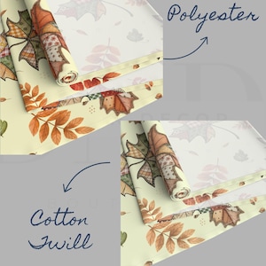 Patchwork Inspired Fall Table Runner Autumn Maple Leaves Thanksgiving Decor Farmhouse Table Runner Cottage Kitchen Decor image 8