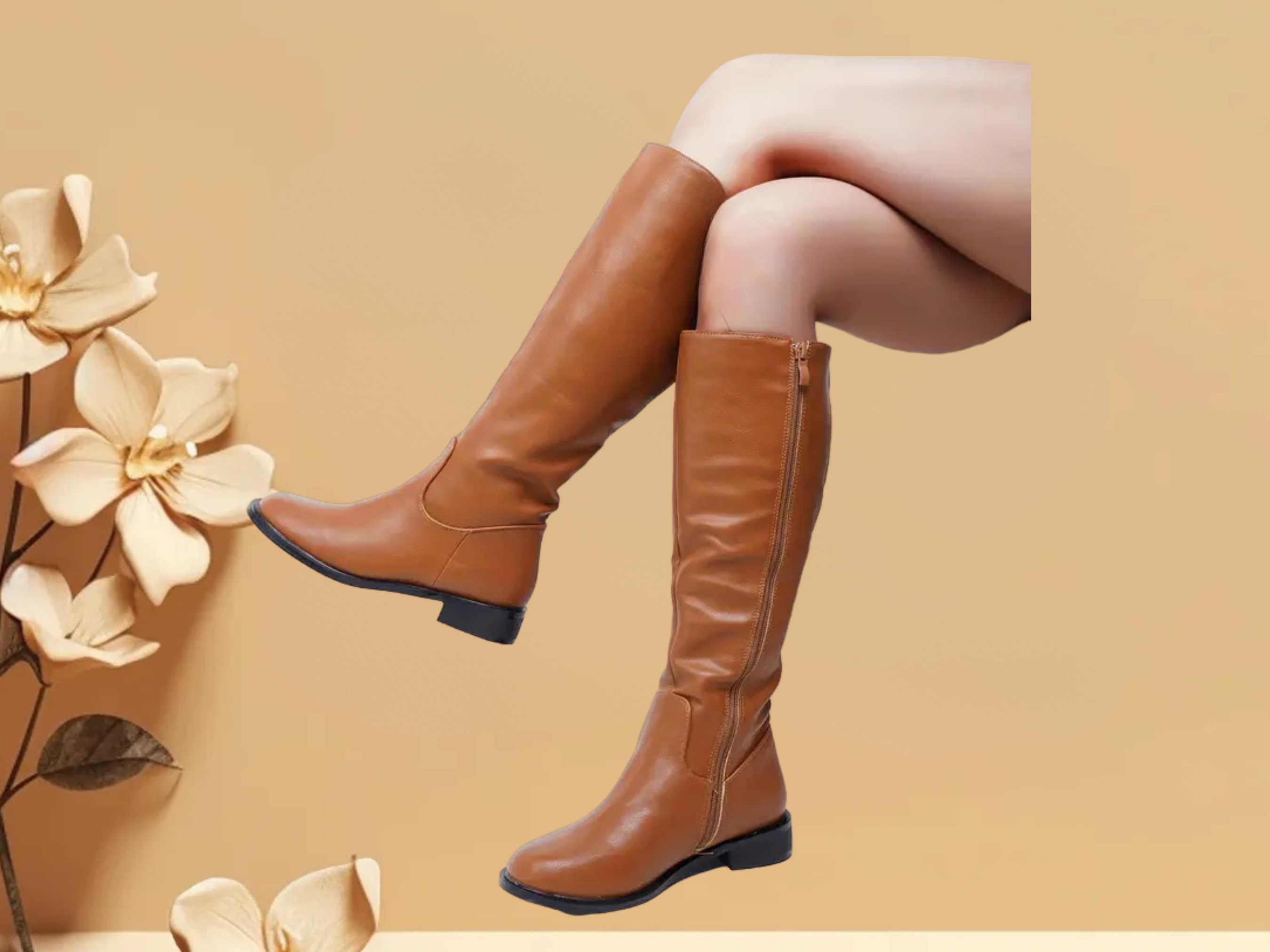 Women Leather Boots Etsy Singapore
