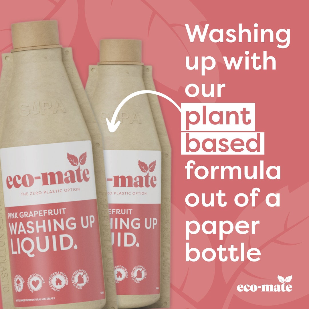 Ecofriendly Plantbased Dish Soap Clean Dishes With a Conscience Etsy