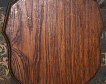 Oak Taxidermy Or Award Shield - Shape SHI