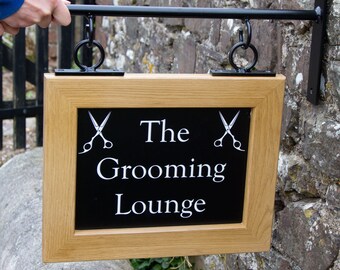 Oak Framed Hanging Sign