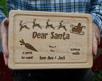 Personalised Christmas Eve Treat Board