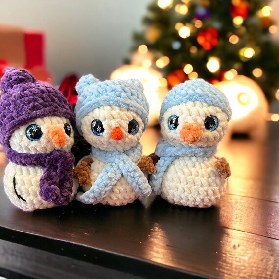 Snowman Crochet PDF Pattern