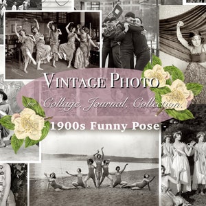 Vintage Journal Digital Photos Printable Portraits 1900s Printable Ephemera Craft Kit Journal Collage Kit Scrapbooking