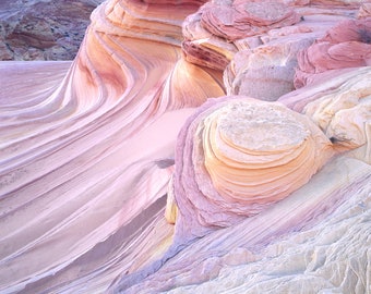 Swirls Photo Antelope Canyon / Slot Canyon Geological Print Poster
