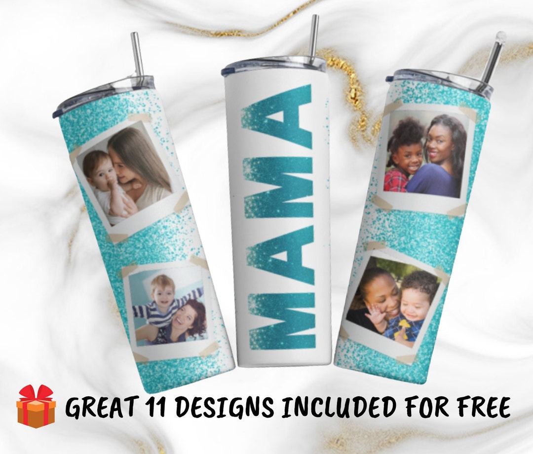 Tumbler Wrap Photo Frame Unique Photo Frame Tumbler Family Skinny