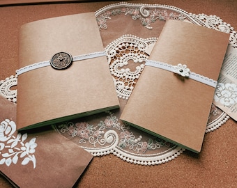 Traveler Notebook insert |Mixed paper insert|TN standard| Scrapbooking|junk journal handmade notebook|A5 handmade notebook