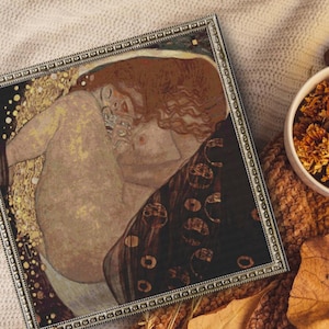 Danae cross-stitch pattern,digital pattern,PDF cross-stitch,Gustav Klimt embroidery,modern cross-stitch,Instant Download,art needlepoint