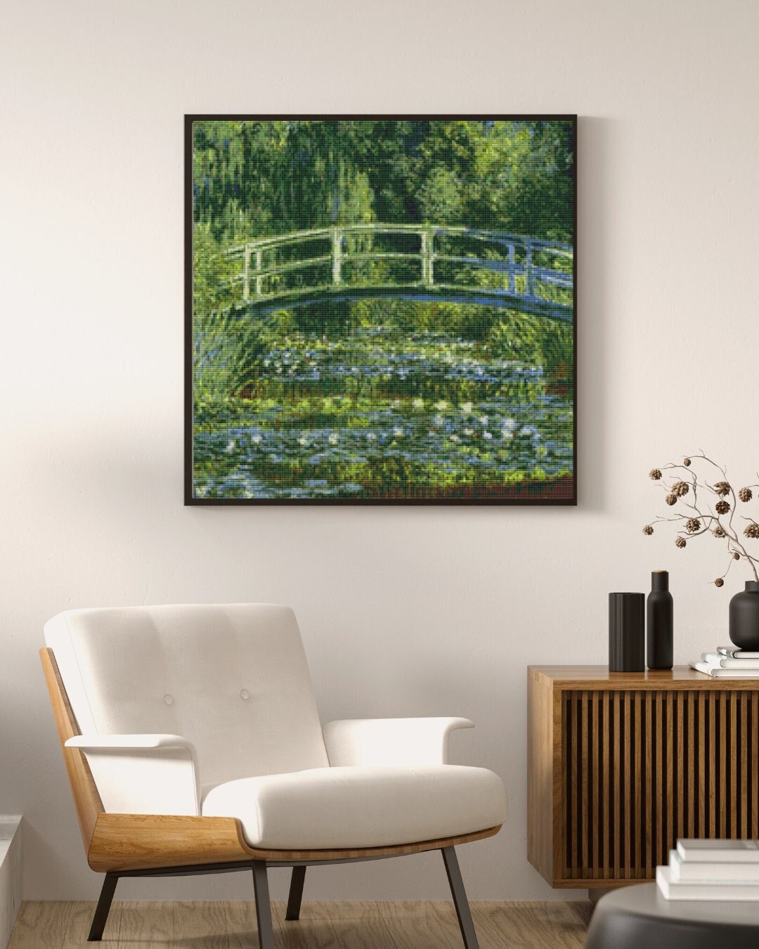 Japanese footbridge monet - Etsy 日本