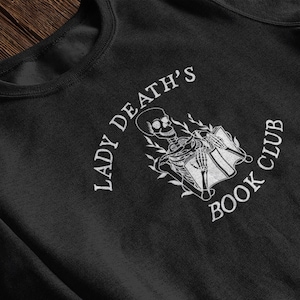 ACOSF inspired Lady Death's book club Sweatshirt Nesta Archeron