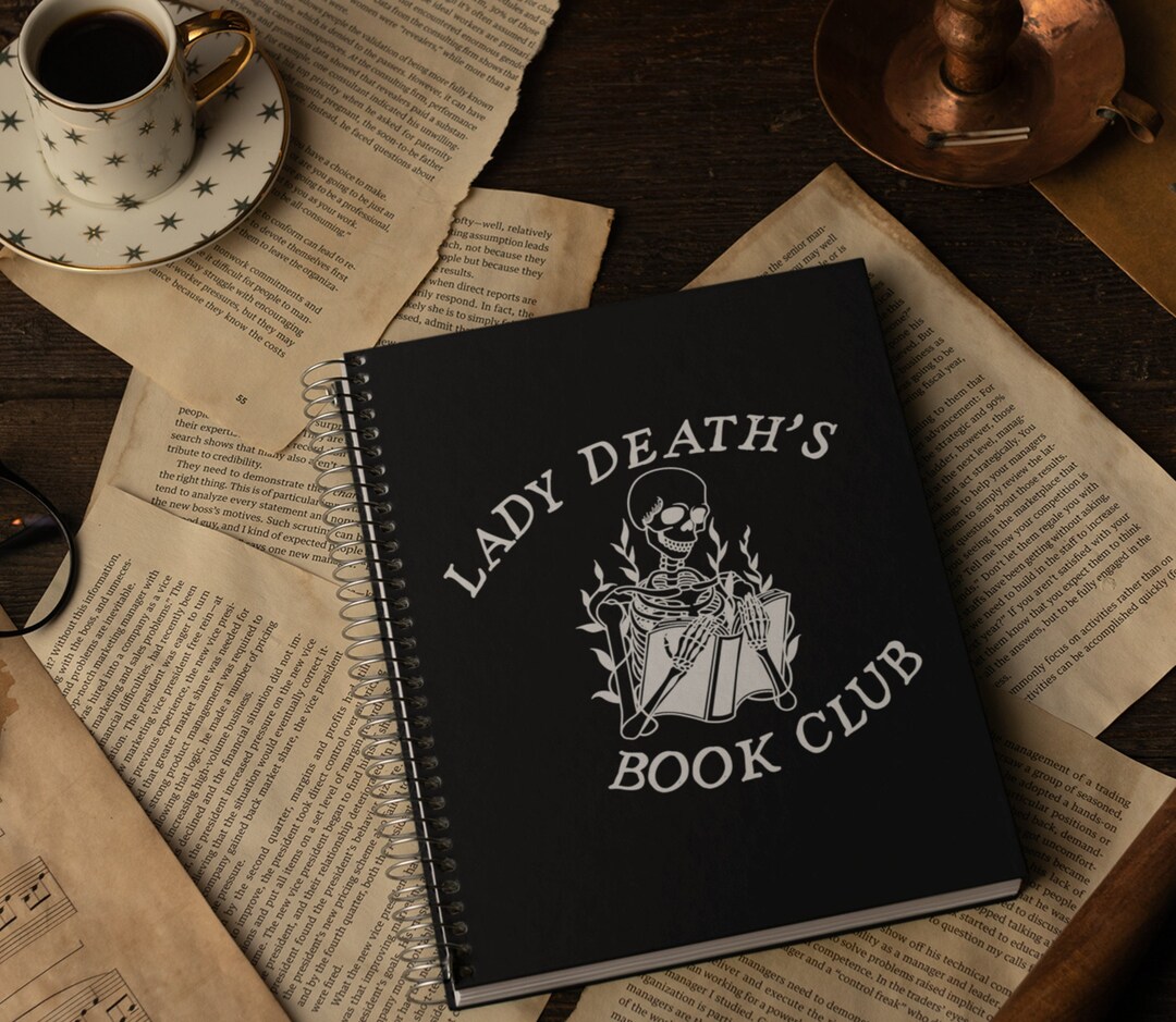 ACOTAR Inspired Lady Death Nesta Book Club Spiral Notebook - Etsy