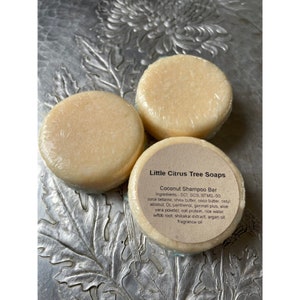 Shampoo Bar – Coconut, Natural Fragrance Oil, Natural Handmade, Eco Friendly, Chemical Free