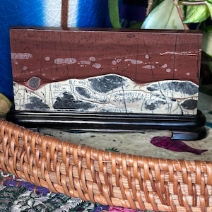 Picture Jasper slab on stand