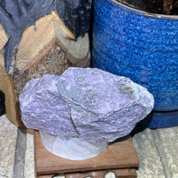 Purple lepidolite raw specimen Purple mica raw stone