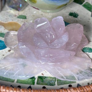 Rose quartz rose