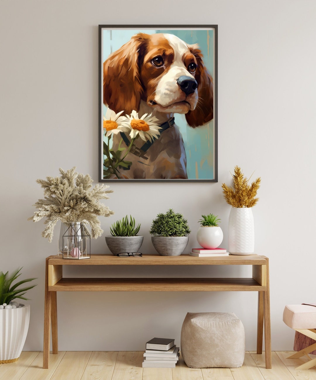 Printable Dog Poster / Puppy Art / Cute Dog / Wall Decor / Etsy