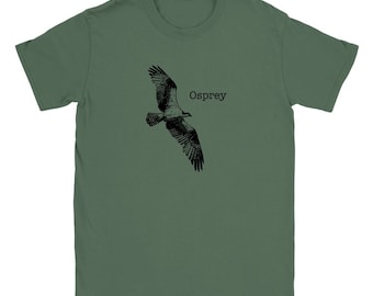 Osprey Flying T-Shirt - Gift for Birdwatchers
