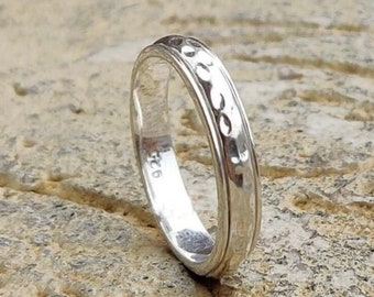 Spinner Ring, Minimalist Spinner Ring, Handmade Ring, Meditation Ring, Worry Ring, Fidget Ring, Silver Spinner Ring, Spinner Ring For woman
