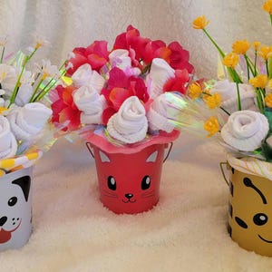 Baby Sock Bouquet, New Mom Hospital Gift, Newborn Essentials Arrangement image 15